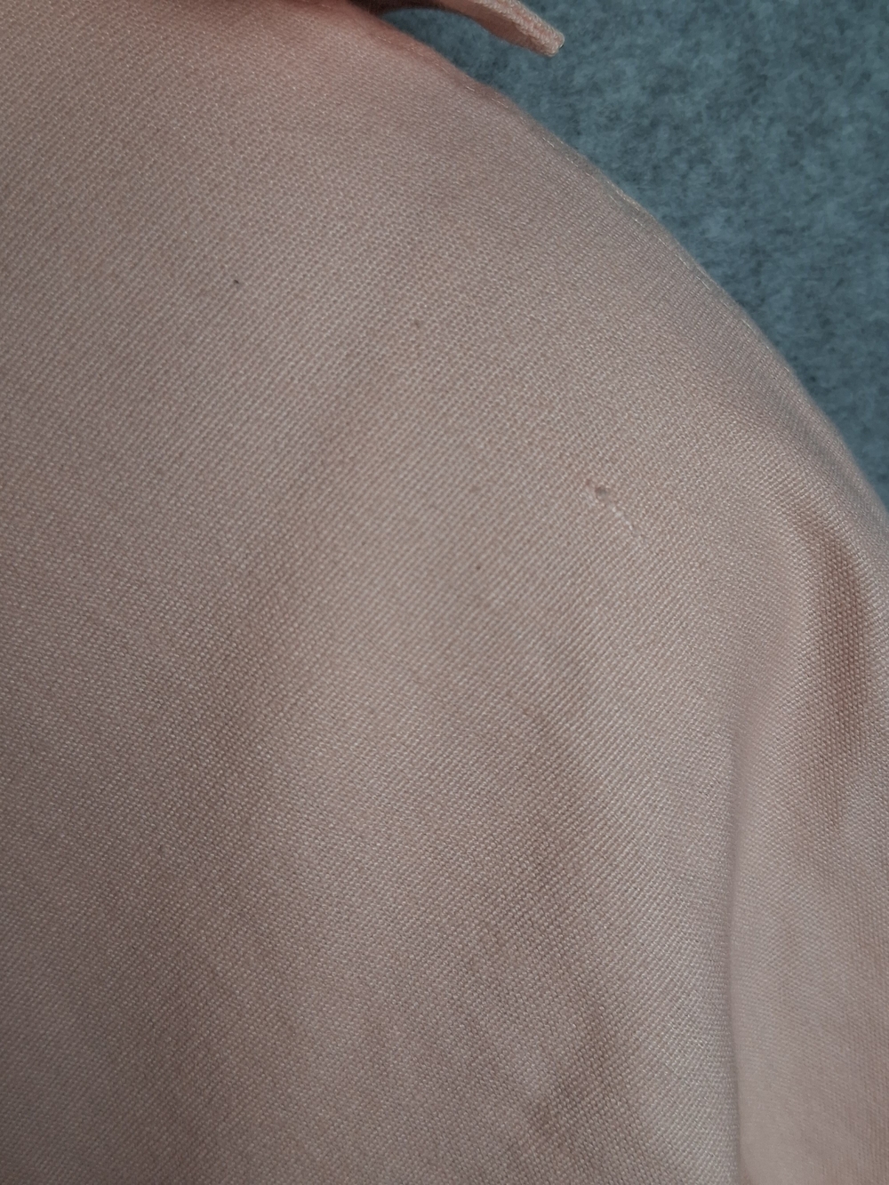 Vtg The Jack Set Trench Coat S Peach Double Breasted Belted 80s Rain Jacket Wmns - Picture 4 of 15